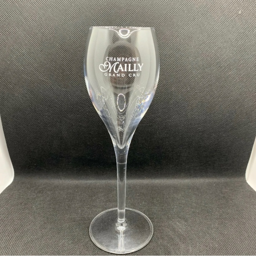 1 - Mailly France Grand Cru Champagne Flute Glass Stemware Sparkling Wine